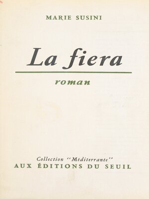 cover image of La fiera